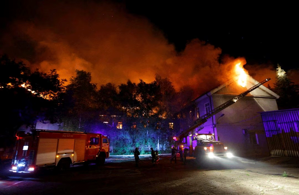 Russia officials say Ukraine hit Donetsk university with cluster shells