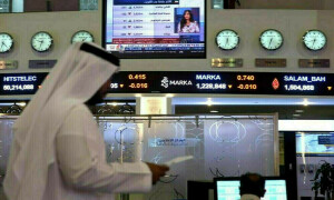 Most Gulf markets fall as Chinese data disappoints