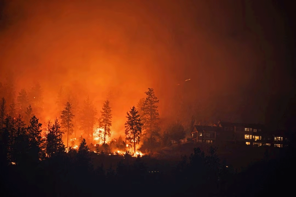British Columbia wildfires intensify, evacuation orders double
