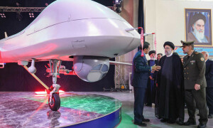 Iran unveils its latest attack drone Iran unveils its latest attack drone