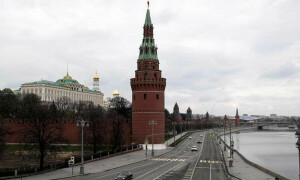 Russia downs drone near Moscow, suspends flights