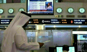 Major Gulf bourses fall on Fed chair&rsquo;s hawkish tone