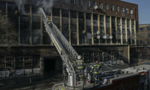 Johannesburg apartment fire kills 73; building reported occupied by homeless