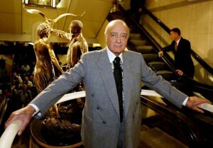 Mohamed al-Fayed, ex-Harrods owner whose son died with Princess Diana, dead at 94