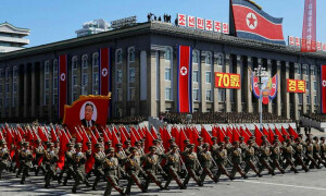 North Korea marks founding day with parade, diplomatic exchanges