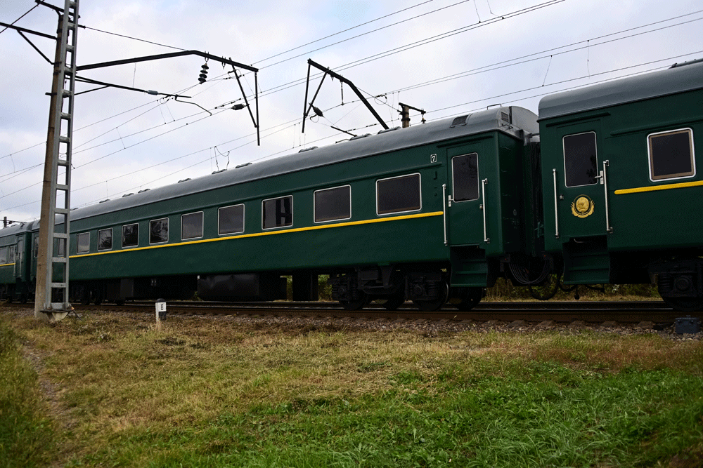Kim Jong Un leaves Russia on his armoured train: Russian agencies