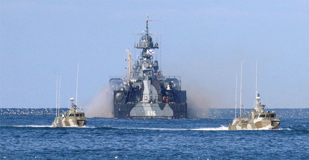 Russia&rsquo;s navy repelling Ukraine&rsquo;s attack on Crimea&rsquo;s Sevastopol