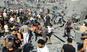 Health ministry in Gaza says Israel targeted convoy of ambulances leaving Al-Shifa hospital