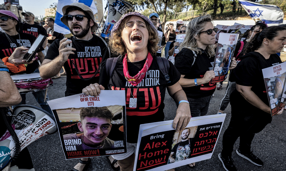 Israeli hostage families start 5-day march on Netanyahu's home
