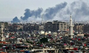 Three killed in Israeli strikes near Syrian capital