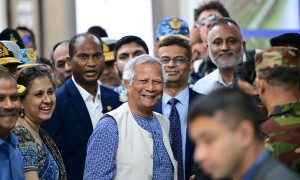 Nobel winner Yunus returns to Bangladesh, hails &lsquo;second independence&rsquo;
