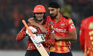 Sharma belts 141 as Hyderabad pull off IPL&rsquo;s second-highest successful chase