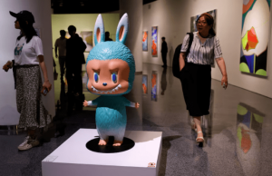 Labubu human-sized figure sells for over $150,000 at Beijing auction