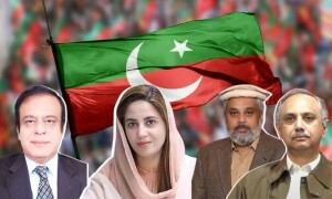 ECP disqualifies nine PTI lawmakers including Shibli Faraz, Omar Ayub, Zartaj Gul