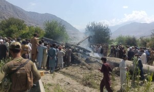 MI-17 training helicopter crash kills five including two majors: ISPR MI-17 training helicopter crash kills five including two majors: ISPR