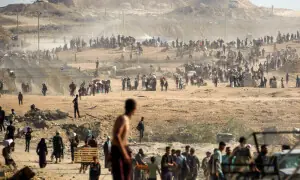 Civil defence says 50 killed in Gaza as Netanyahu vows to &lsquo;finish job&rsquo; against Hamas