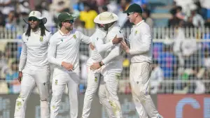 South Africa beat India by 30 runs in Kolkata Test South Africa beat India by 30 runs in Kolkata Test