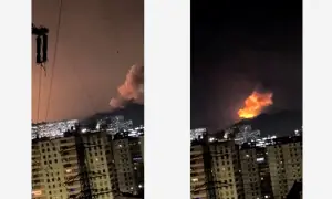 Venezuela’s capital hit by explosions, smoke seen Venezuela’s capital hit by explosions, smoke seen