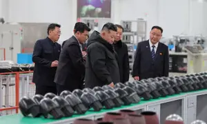 North Korea fires ballistic missiles as rival South&rsquo;s leader visits China