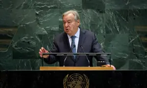 UN chief warns he could refer Israel to world court over action against UN Palestinian refugee agency UN chief warns he could refer Israel to world court over action against UN Palestinian refugee agency