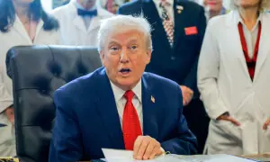 Trump declines to clarify his &lsquo;help is on its way&rsquo; comment on Iran protests