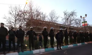 Dozens of ships anchor outside Iran’s ports as US tensions rise