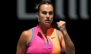 Top seed Sabalenka sees off Bai to progress to third round