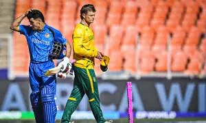South Africa beat Afghanistan in double super over thriller at T20 World Cup
