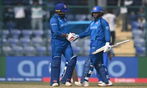 Afghanistan beat UAE to keep faint Super 8 hopes alive