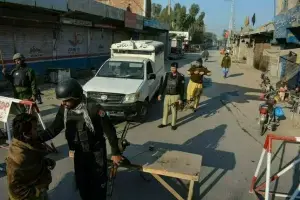 Fourteen security personnel, three civilians martyred