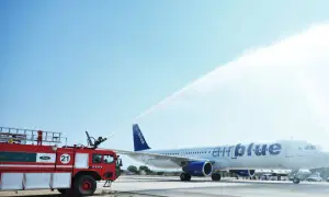 First commercial landing held on upgraded runway at Karachi airport