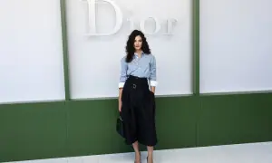 Dior shows flower-shaped dresses and ruffled jackets for autumn/winter womenswear collection