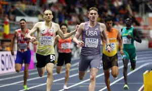 US teen Lutkenhaus becomes youngest man to win title at world indoors