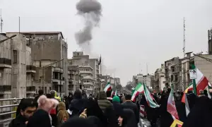 Russia calls for &lsquo;political&rsquo; settlement over Iran as Trump says US talking to Tehran