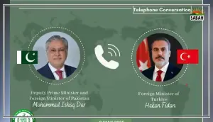 Dar, Turkiye FM discuss regional situation