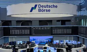 European shares fell amid uncertainty over Mideast war