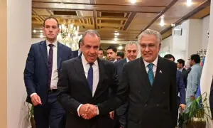 DPM Ishaq Dar sustains hairline fracture, confirms son Ali Dar