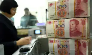 China’s forex reserves fall more than expected in March