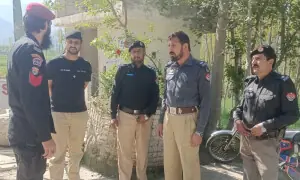 Policeman martyred, four injured in attack on polio security team in Hangu
