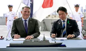Australia, Japan sign contracts to start $7 billion warship deal