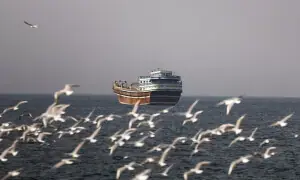 Vessels attempting to cross Hormuz report gunfire Vessels attempting to cross Hormuz report gunfire