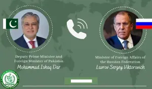 Dar, Lavrov discuss ties