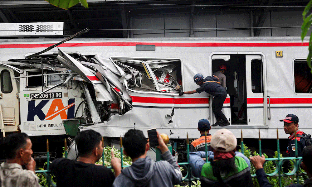Indonesia train crash toll rises to 14 as rescuers complete evacuation