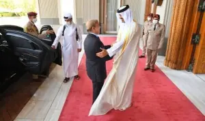 PM Shehbaz, Qatar premier discuss regional situation, peace efforts