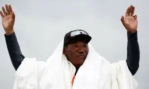 Nepali Sherpa scales Mount Everest for a record 32nd time