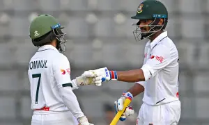 Bowlers, Joy put Bangladesh on top in second Pakistan Test