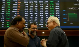 Bulls roar at PSX, KSE-100 up over 3,100 points amid US-Iran peace deal