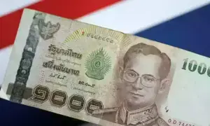 Thai baht/US dollar steady on Tuesday
