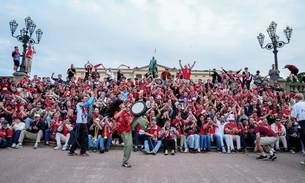 Norway celebrate their return to World Cup stage in style