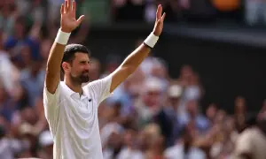 Djokovic makes Wimbledon history to reach quarter-finals Djokovic makes Wimbledon history to reach quarter-finals
